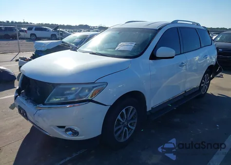 2013 Nissan Pathfinder Sl z USA, uszkodzony, nr VIN 5N1AR2MM3DC660262